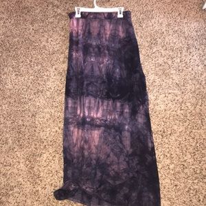 American Eagle long tie die skirt